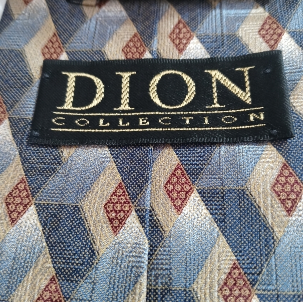 Dion Collection 100% Italian Silk Designer Classic Men's Necktie 59"/4" - Picture 5 of 8